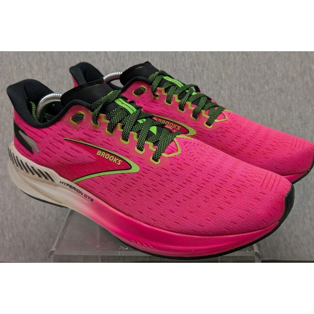 Brooks Shoes Womens Size 12 Hyperion Speed GTS Pink Glo 1203961B661 Running